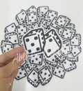 Lucky Dice Embroidery Patch
