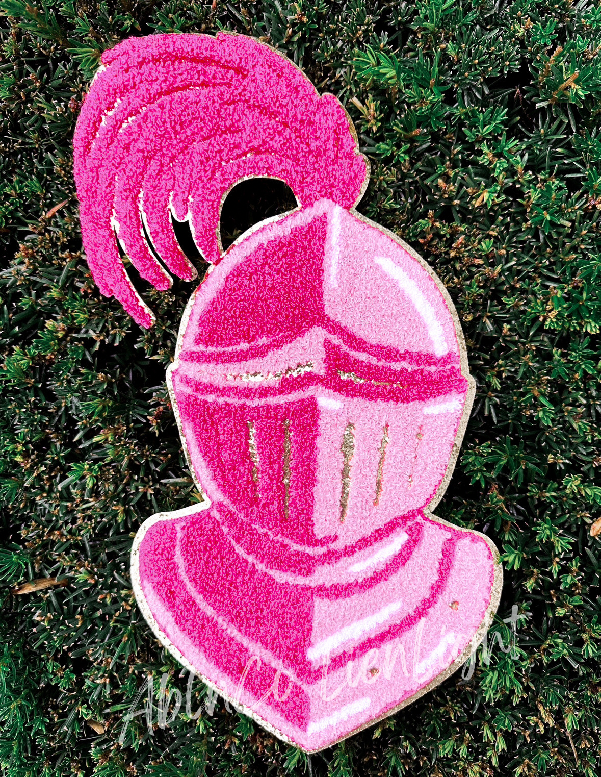 PREPPY PINK MASCOT™ Chenille Patch Only - DIY Craft