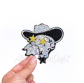 Rebel Mascot Gameday Sequin Patch - Small