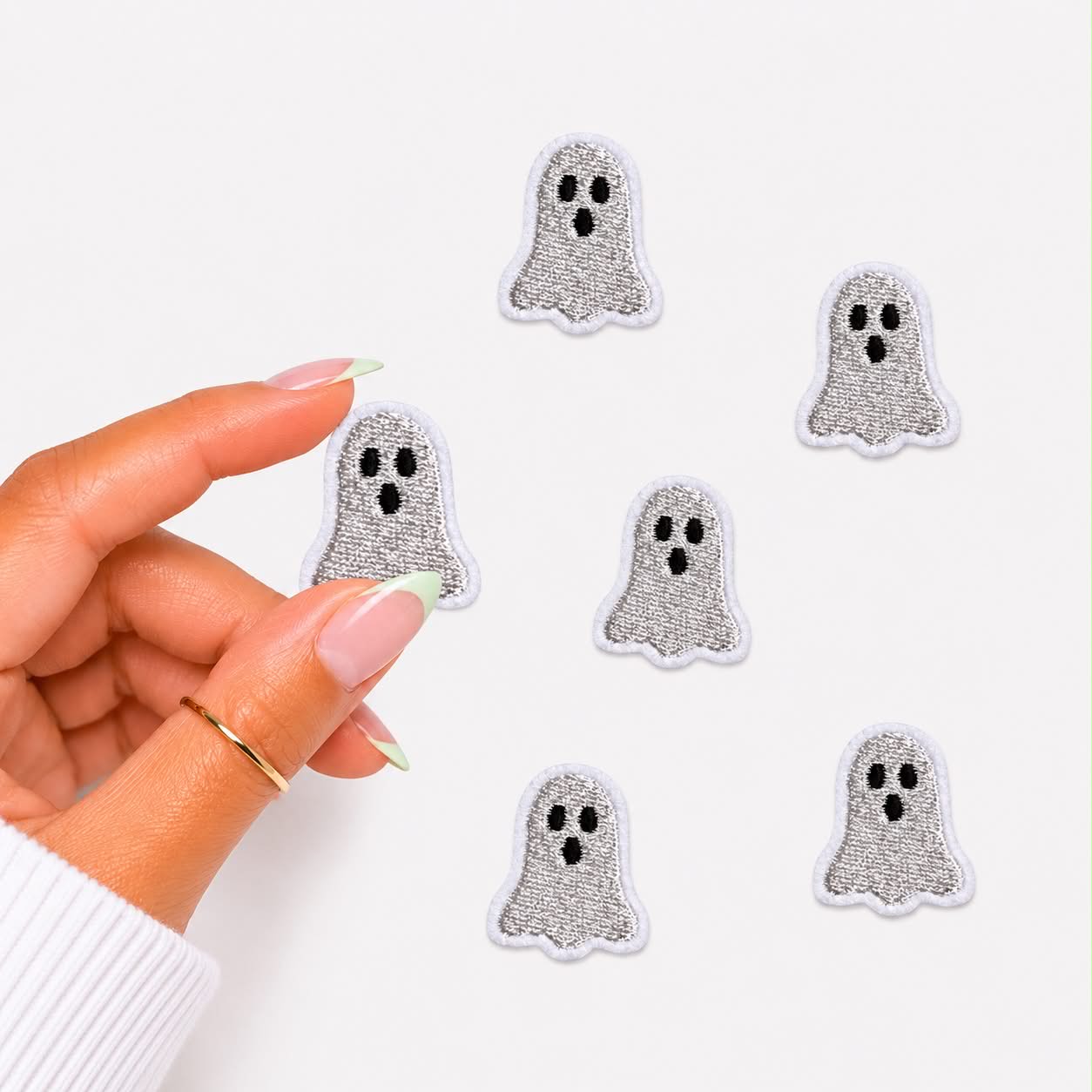 Mini Ghost Embroidered Patch