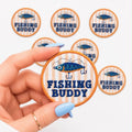 Fishing Buddy Embroidered Dog Patch
