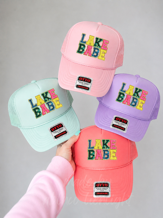 Sequin Lake Babe Summer Patch Otto Trucker Hat