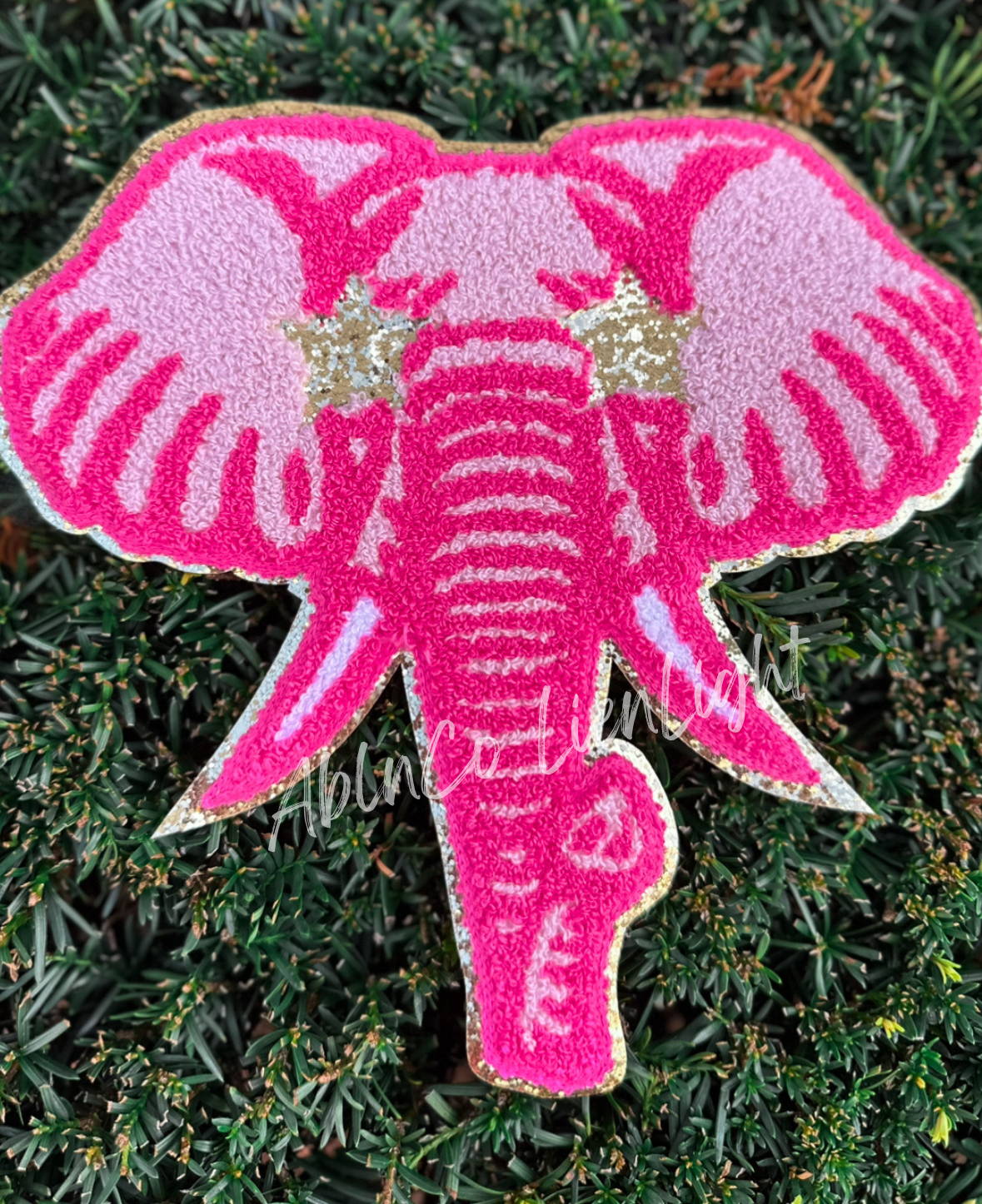 PREPPY PINK MASCOT™ Chenille Patch Only - DIY Craft