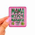 Mama Needs A Margarita Summer Embroidery Patch