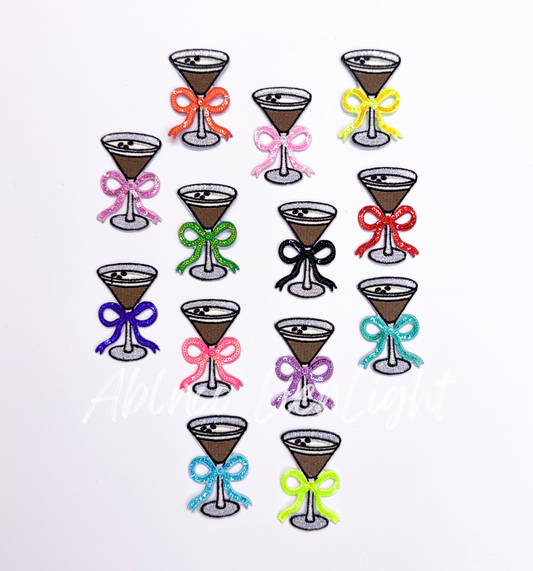 Espresso Martini Sequin Bow Patch