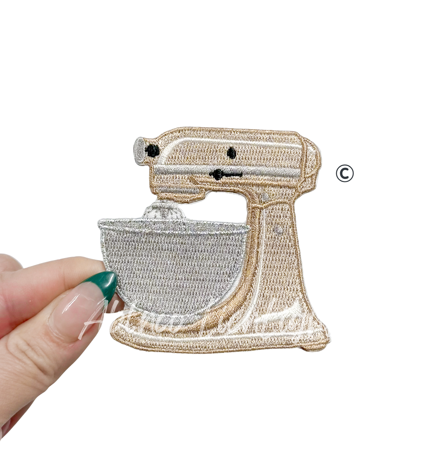 Mixer Baking Embroidery Patch