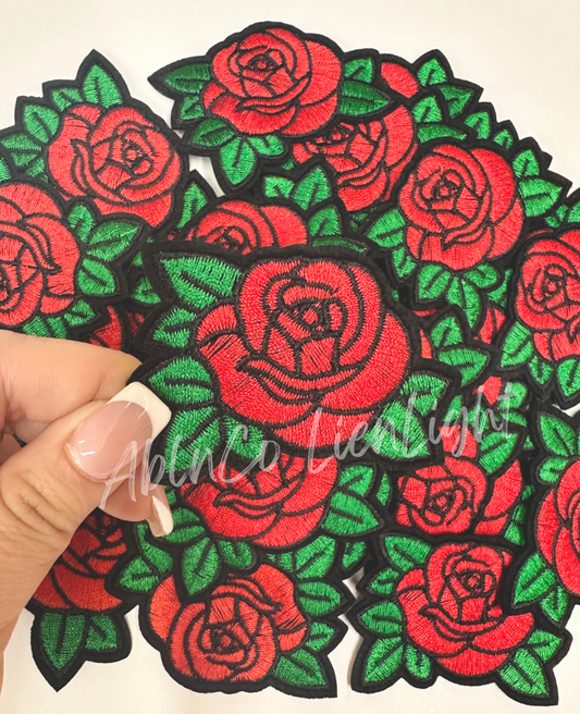 Rose Embroidery Patch