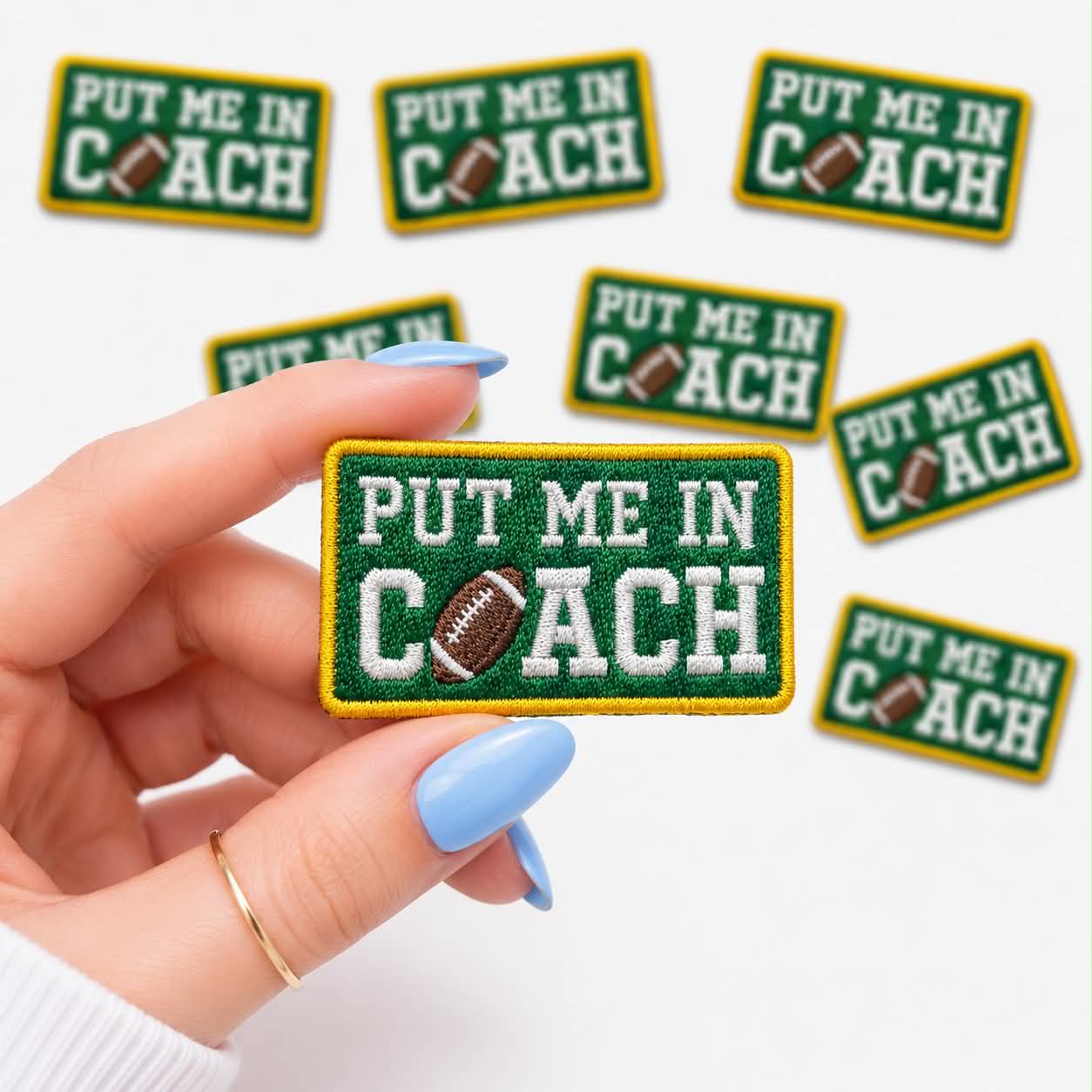 Put Me In Coach Embroidered Dog Patch