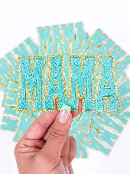 Mama Turquoise & Gold Patch