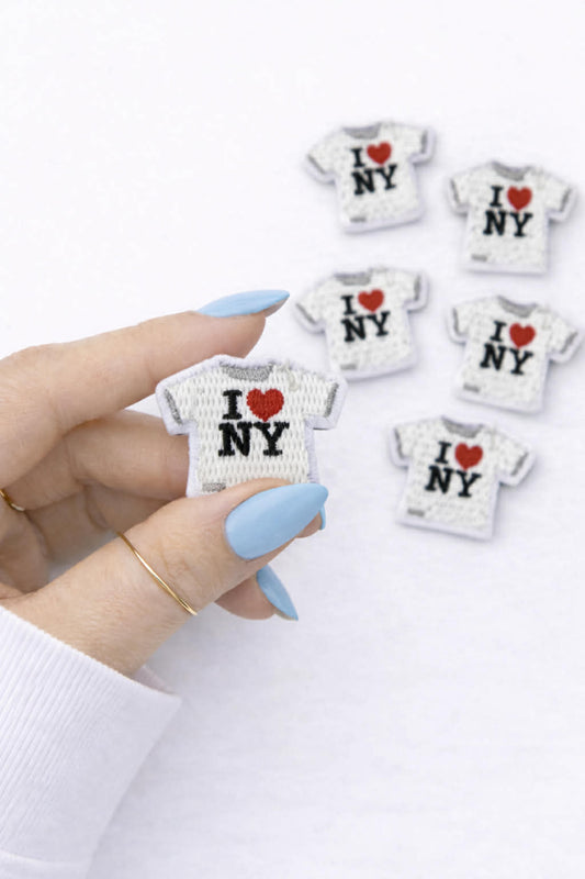 Mini I Love New York Embroidered Patch