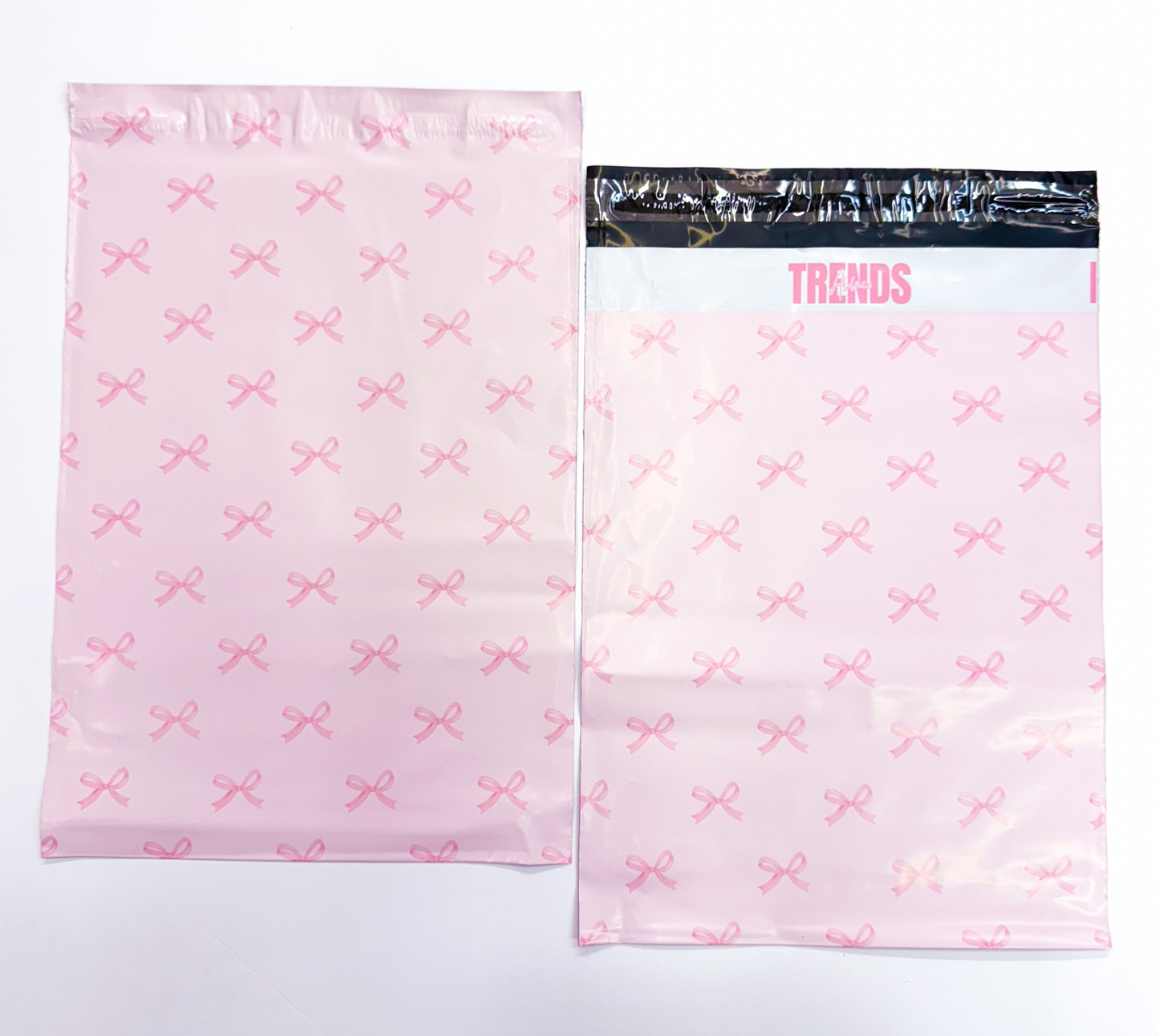 Pink Mini Bows Poly Mailers