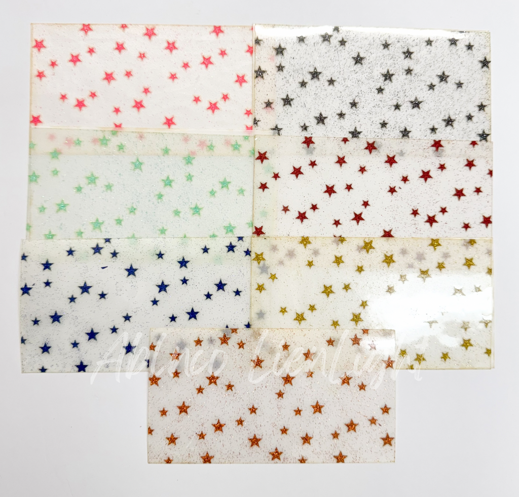 Stars HTV Glitter Trucker Hat Background Transfer