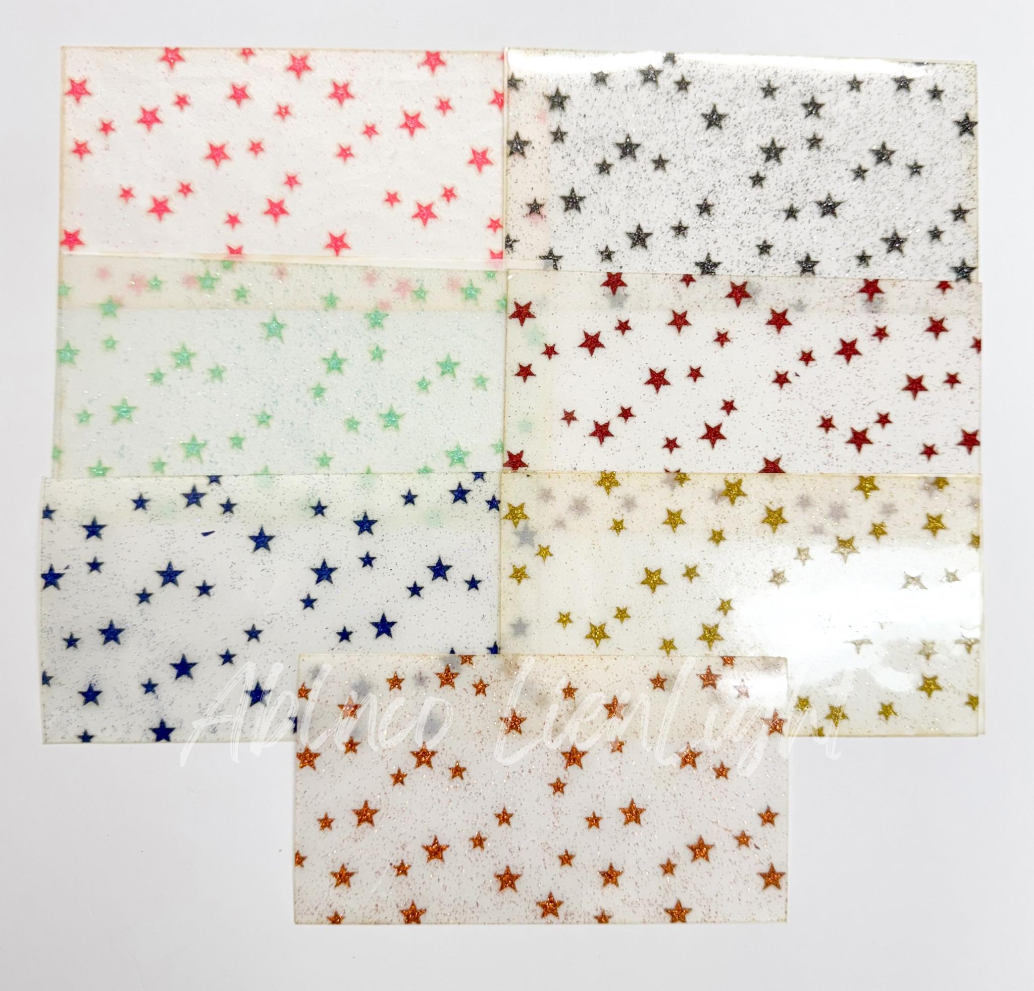 Stars HTV Glitter Trucker Hat Background Transfer