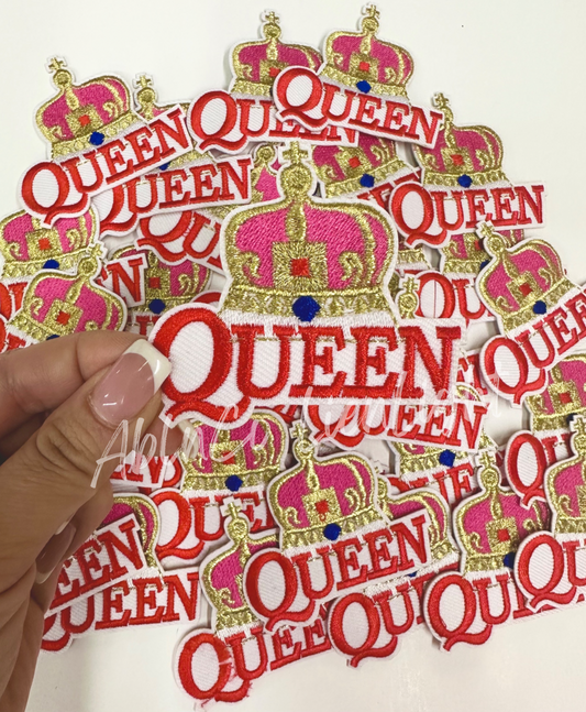 Queen Embroidery Patch