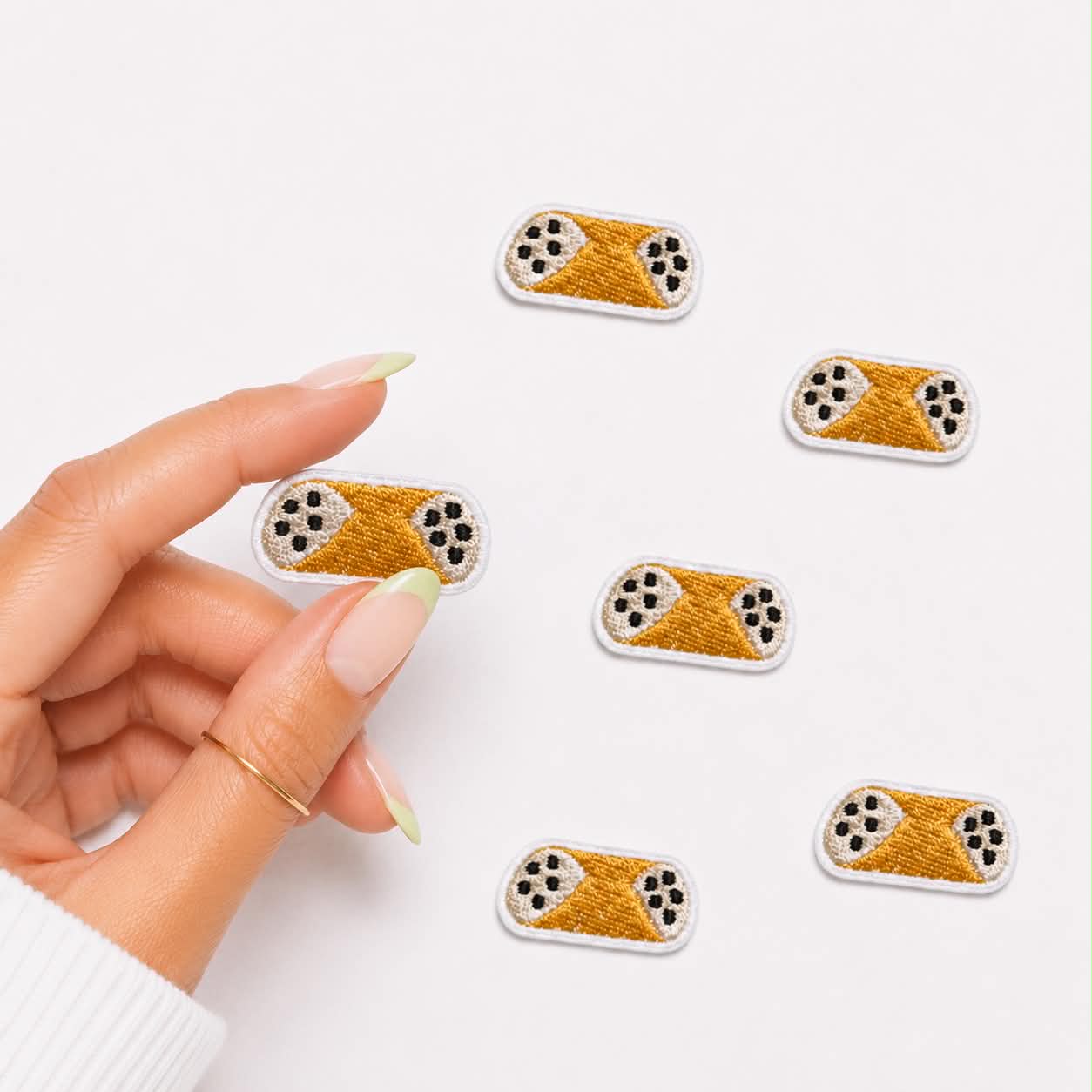 Mini Cannoli Embroidered Patch