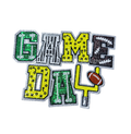 Game Day Plays Football Sequin Patch - Large