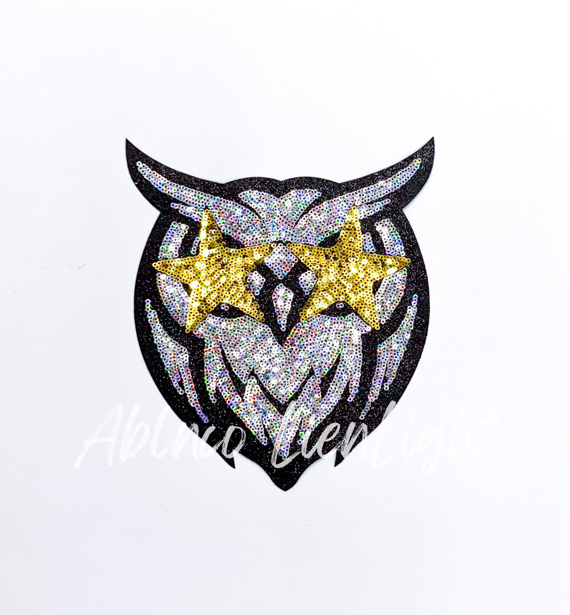 Owl Mascot Gameday Sequin Patch