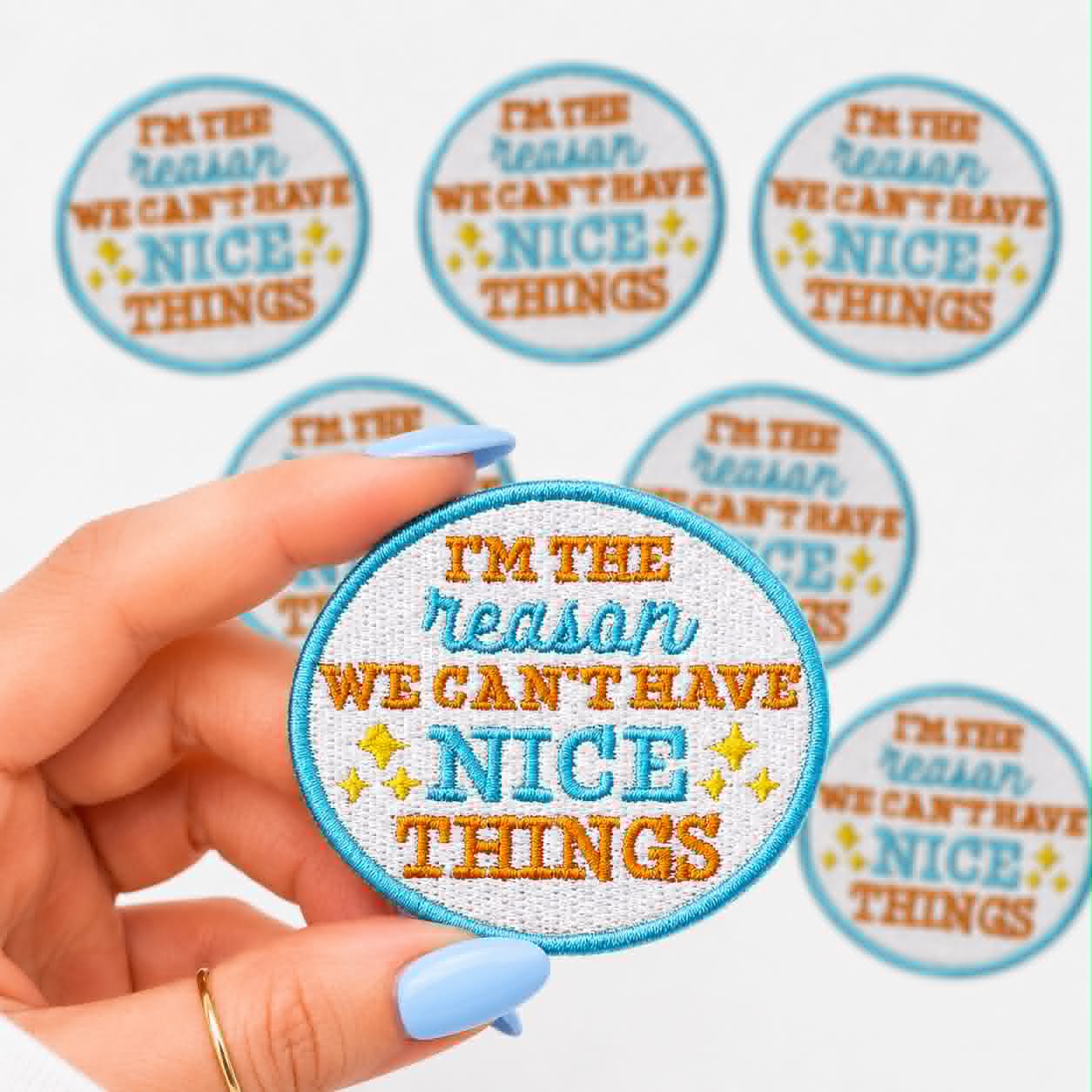 I'm The Reason We Can't Have Nice Things Embroidered Dog Patch