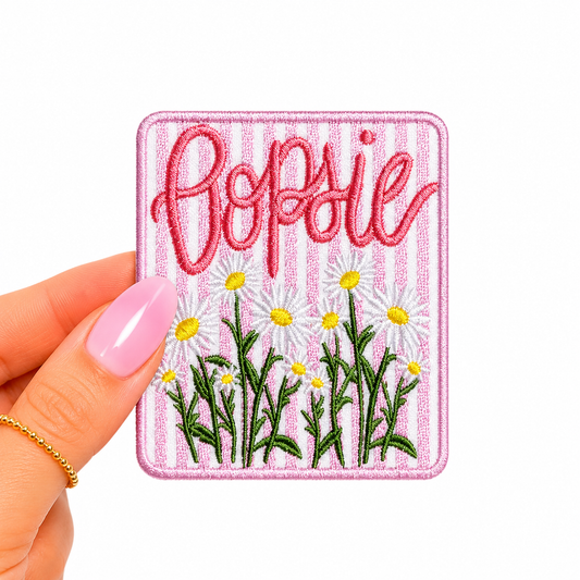 Oopsie Daisies Summer Embroidery Patch