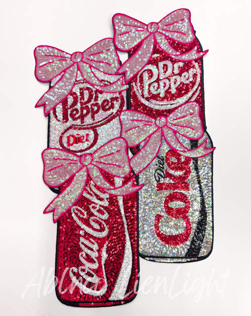 Coke Coca Cola Sequins Patch - Large
