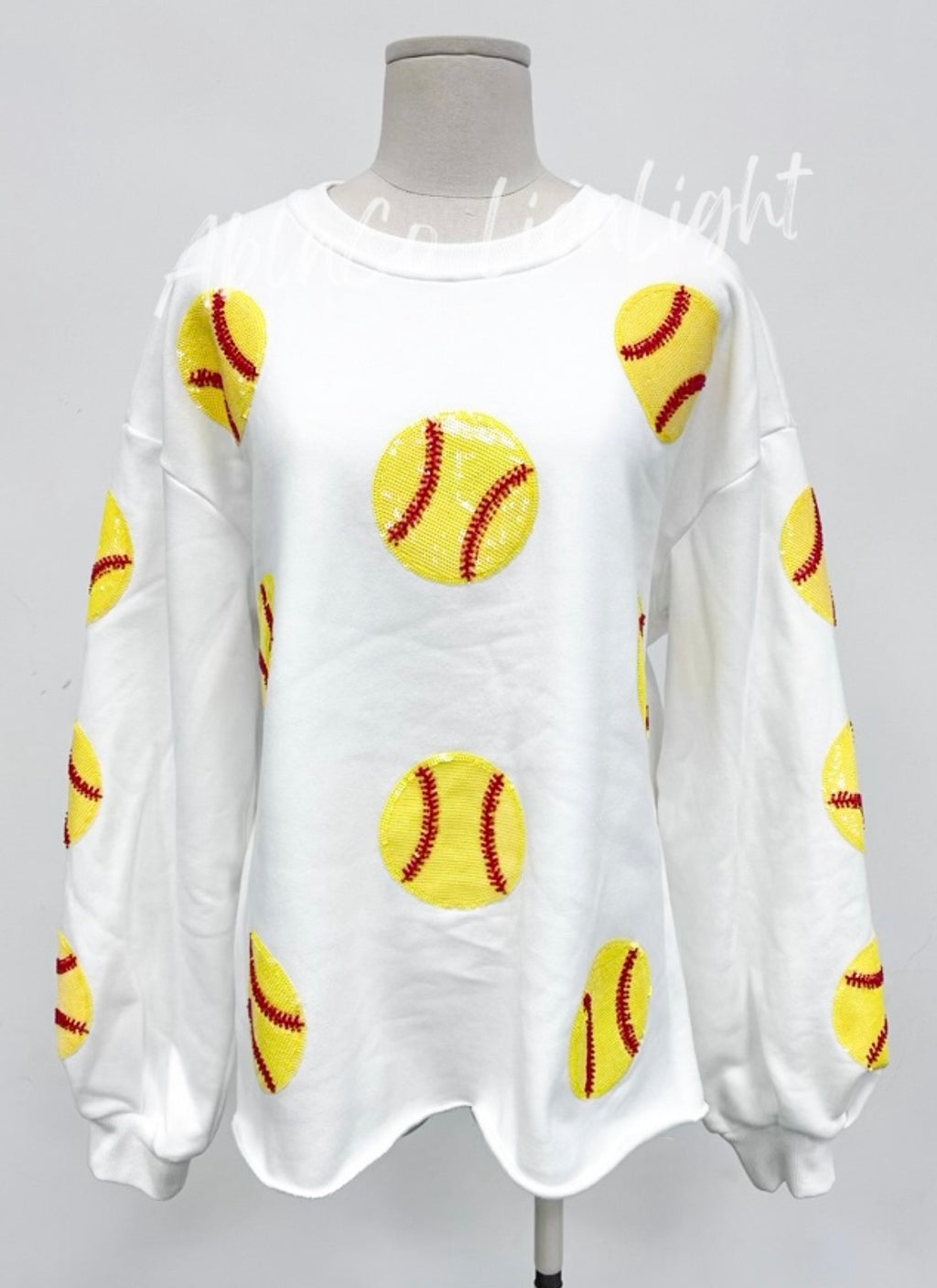 Softball Beadtubes Sequin Sweatshirt