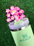 Preppy Pink Mascot™ Colonel Rebel Tumbler Straw Topper Cap