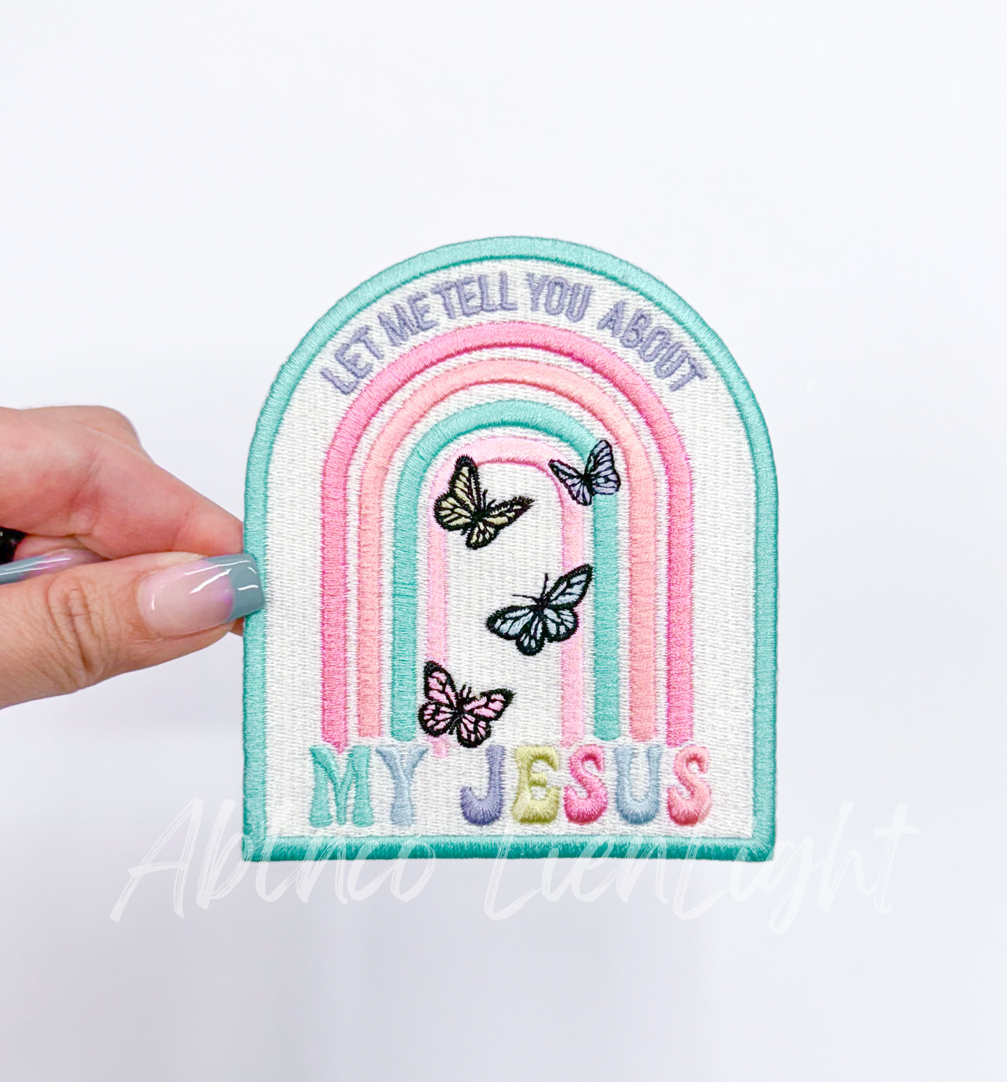 Let me tell you about My Jesus Embroidery Patch