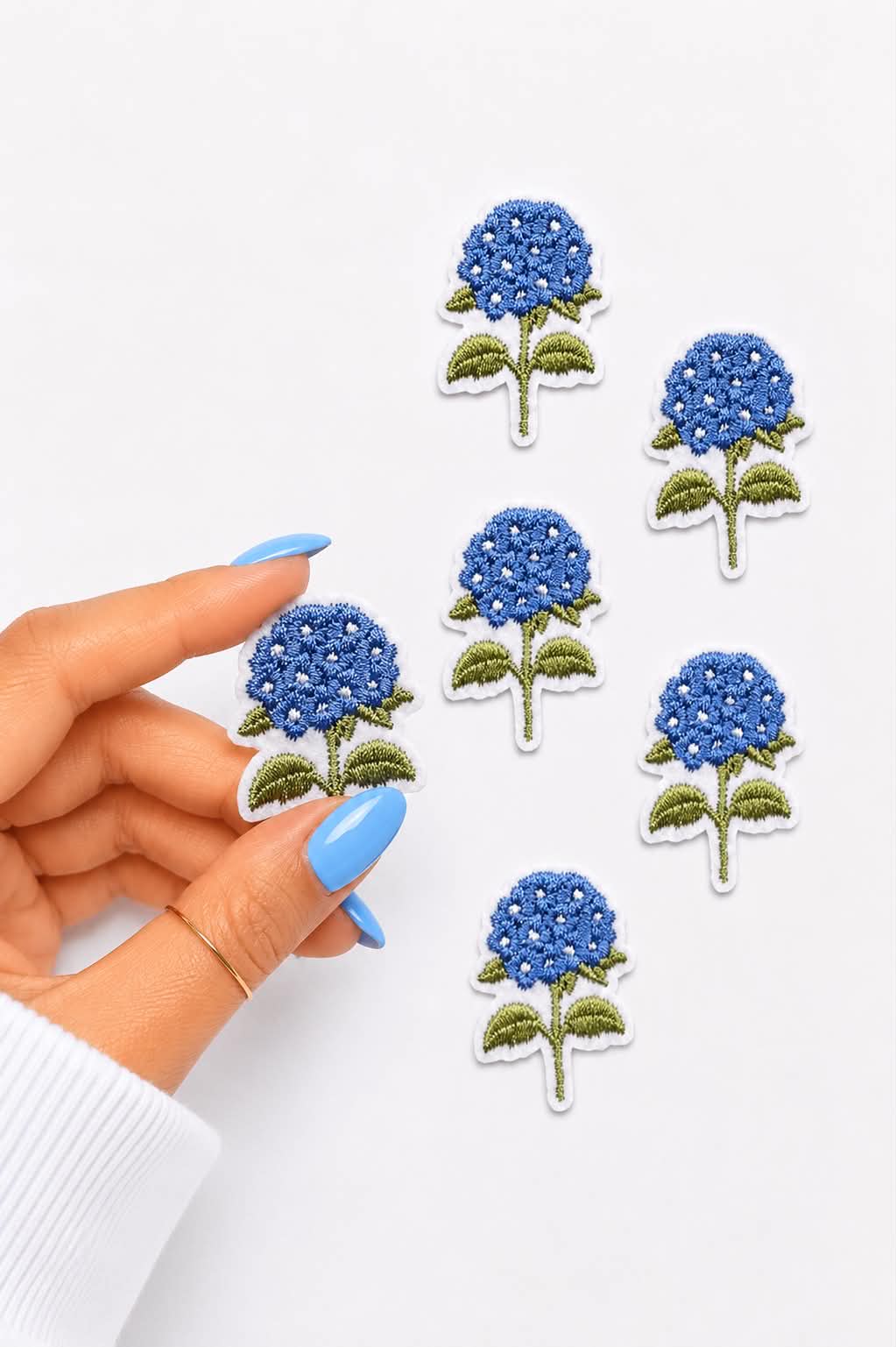 Mini Bluebonnet Embroidered Patch