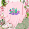 Christmas Calories Don't Count Christmas Sequin Patch Sweatshirt