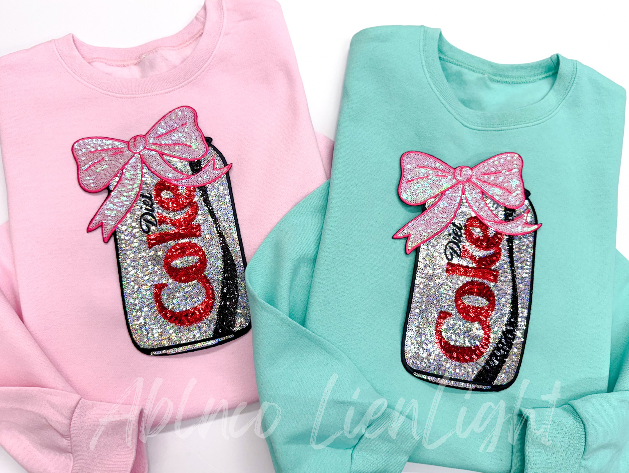 Diet Coke Sequin Patch Shirt