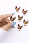Mini Chicken Embroidered Patch