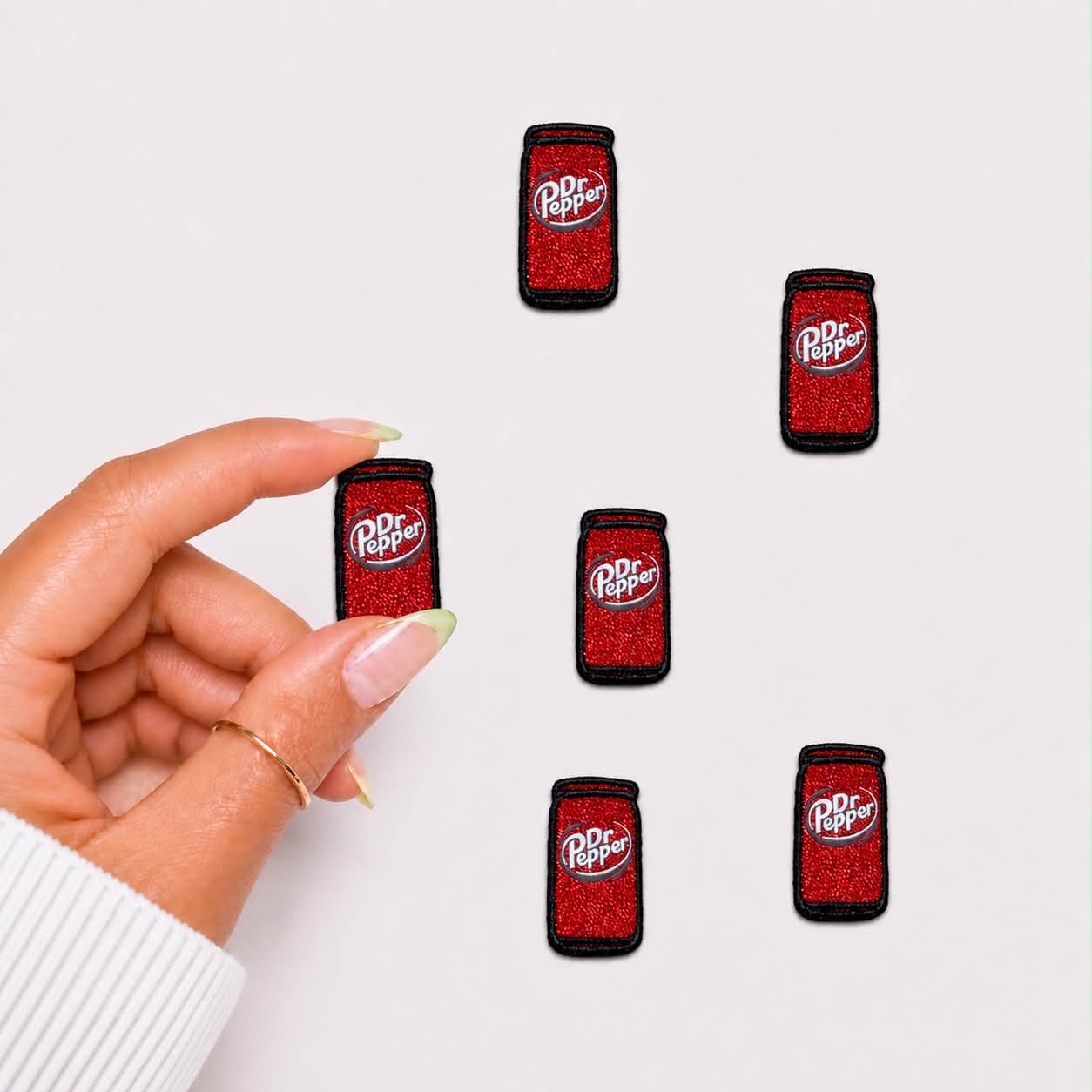 Mini Dr Pepper Embroidered Patch
