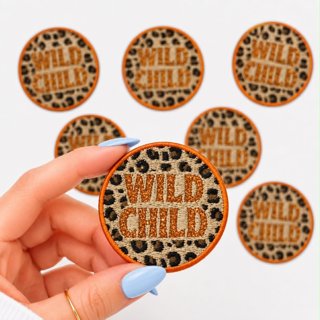 Wild Child Embroidered Dog Patch