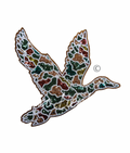 Camo Mallard Duck Hunting Sequin Patch - Large