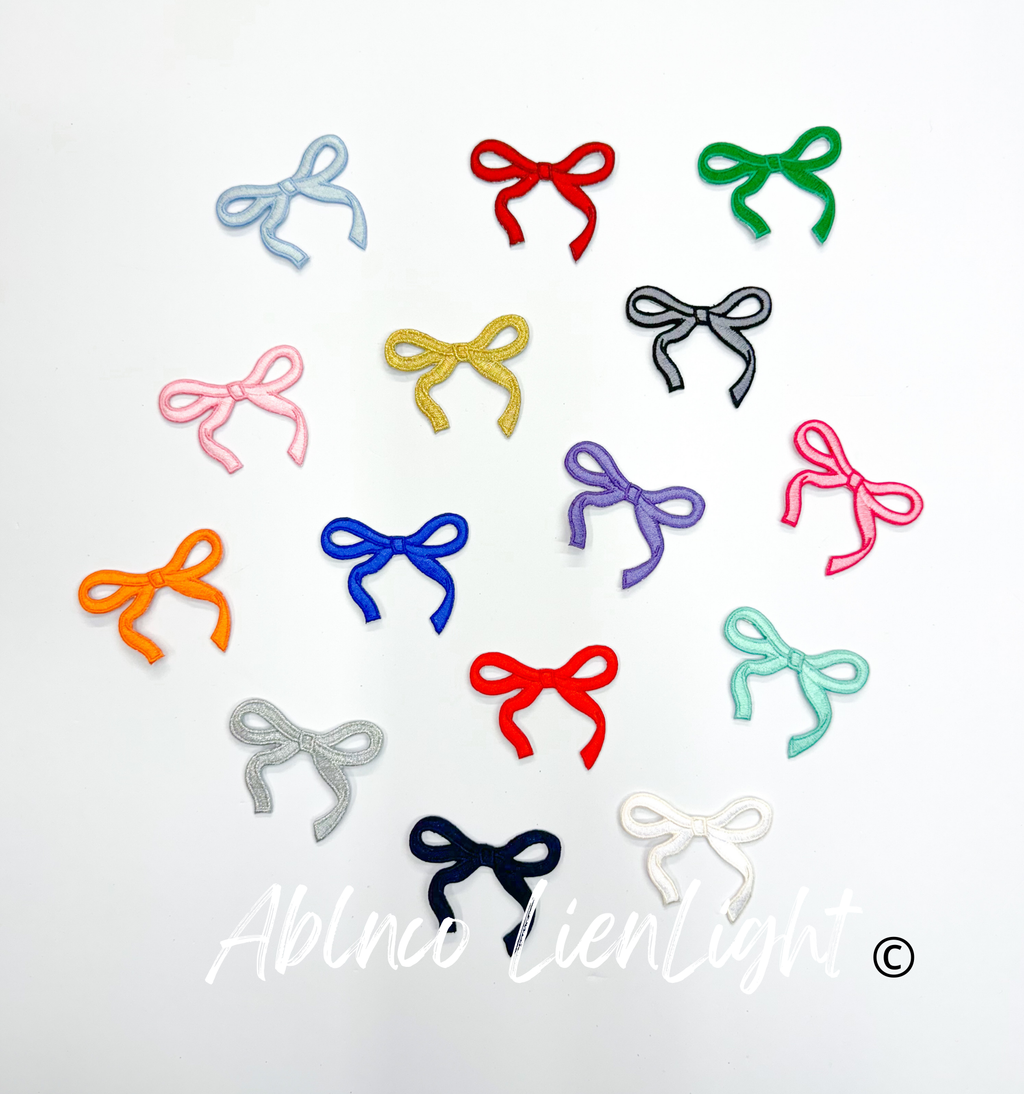 Gold Dainty Bow Patch