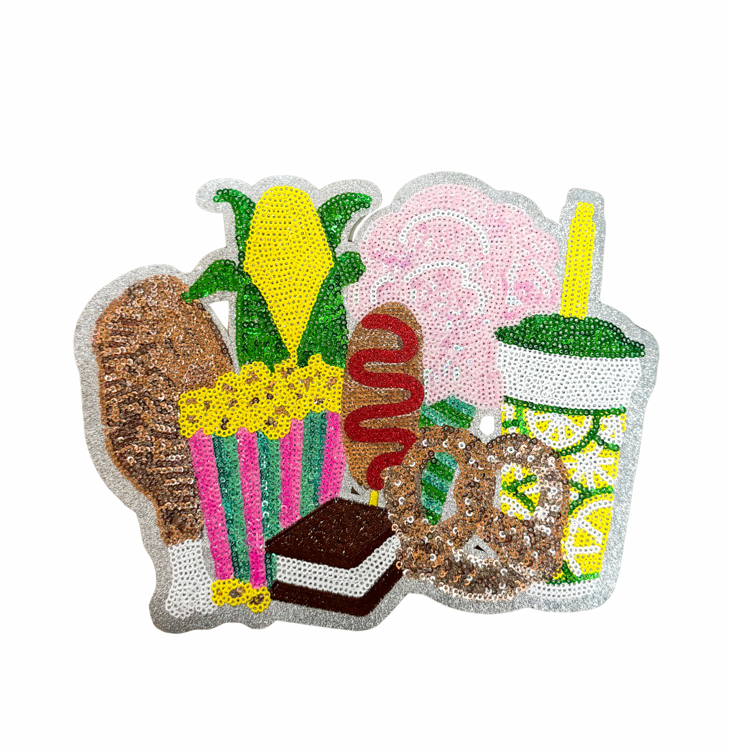 County Fair Foods Sequin Patch - Large