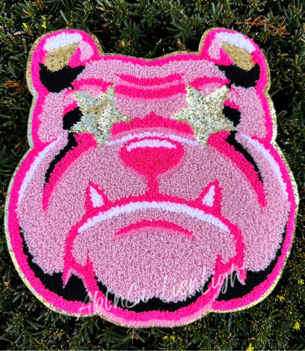 PREPPY PINK MASCOT™ Chenille Patch Only - DIY Craft