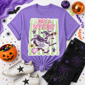 Just A Witchy Goose Halloween Sequin Patch Tshirt