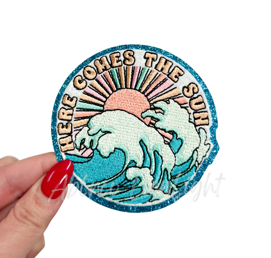 Here Comes the Sun Embroidery Patch