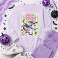 Just A Witchy Goose Halloween Sequin Patch Sweatshirt
