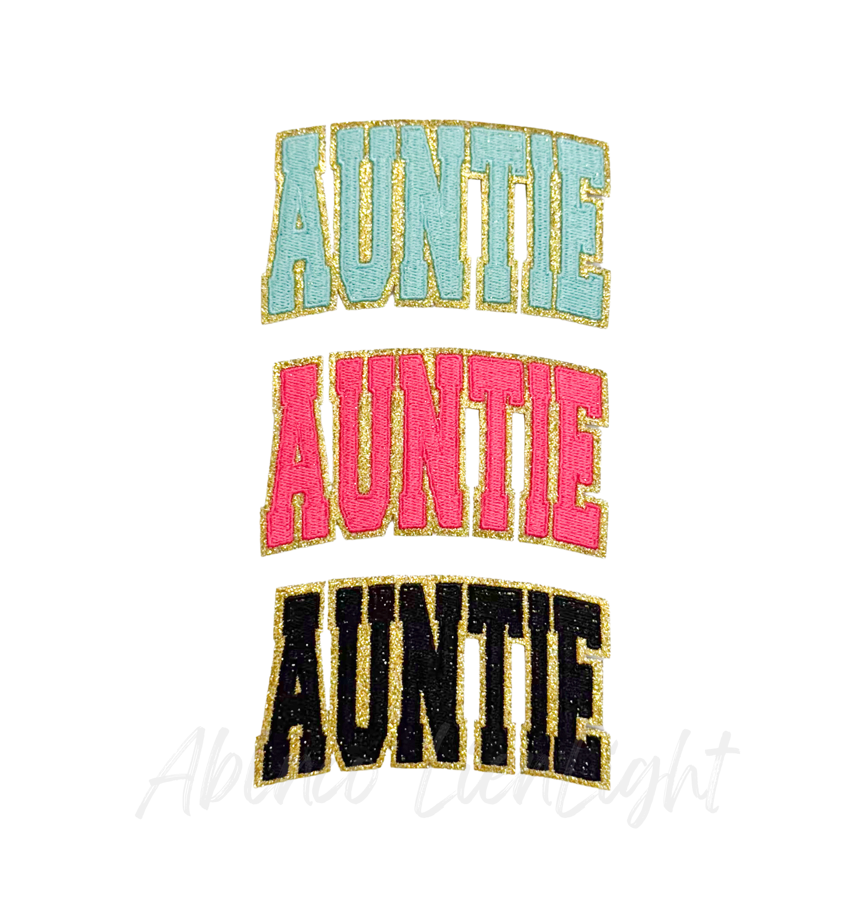 Black Auntie Embroidery Patch