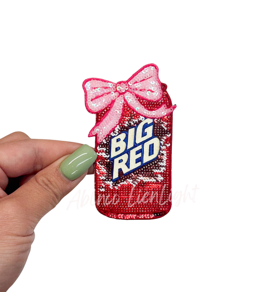 Small Big Red Sequins Patch