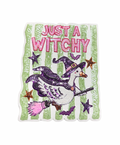 Just A Witchy Goose Halloween Sequin Patch - Large