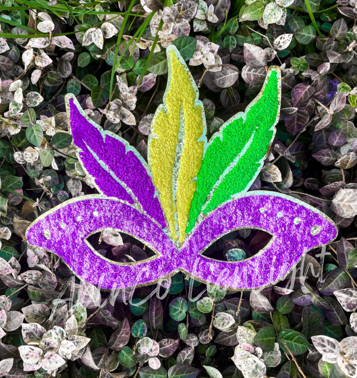 Mardi Gras Mask Patch