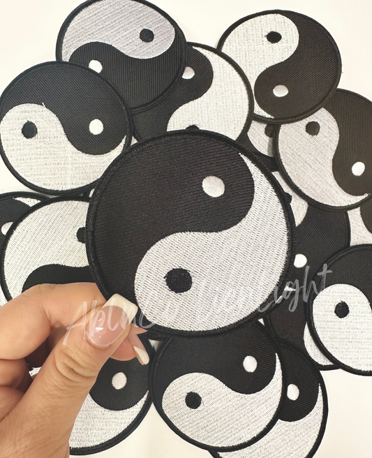 Ying Yang Embroidery Patch