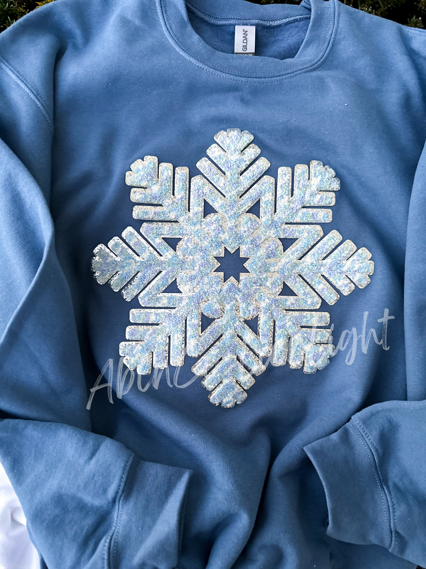 Blue Snowflake Sweatshirt