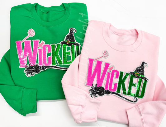 Wicked Sequin Patch Sweatshirt