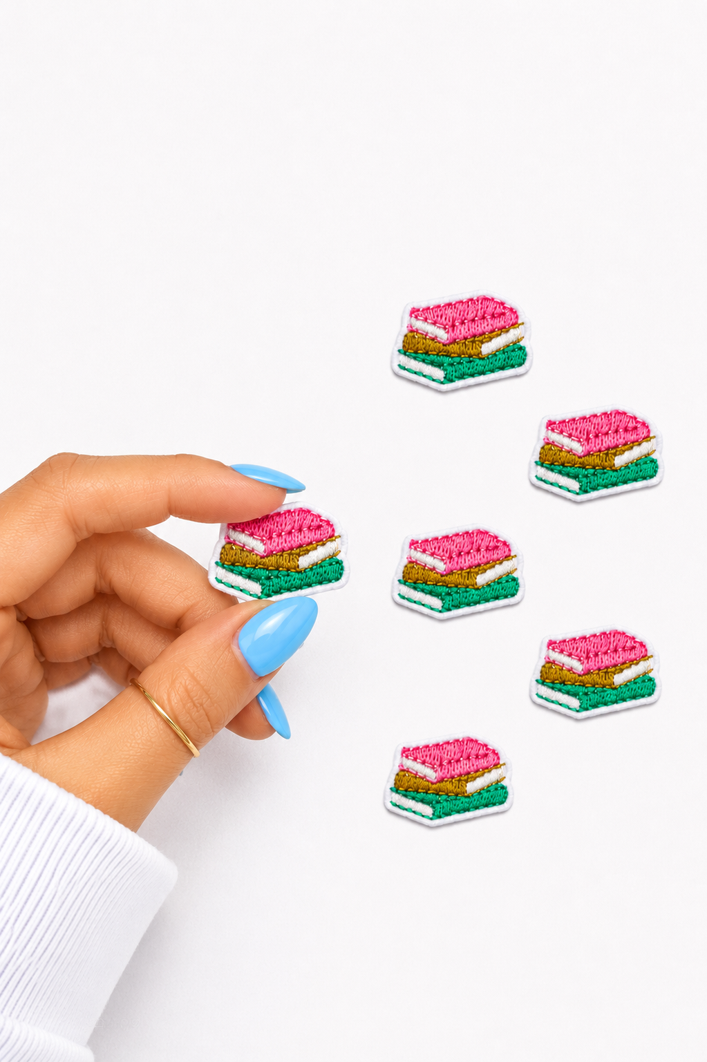 Mini Books Embroidered Patch