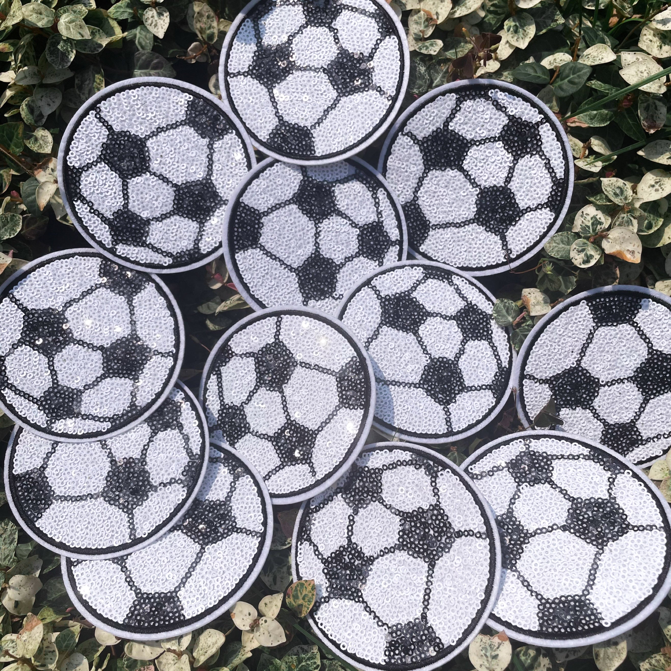 Soccer Sequin Patch - 5”