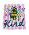 Bee Kind Summer Sequin Patch - Large